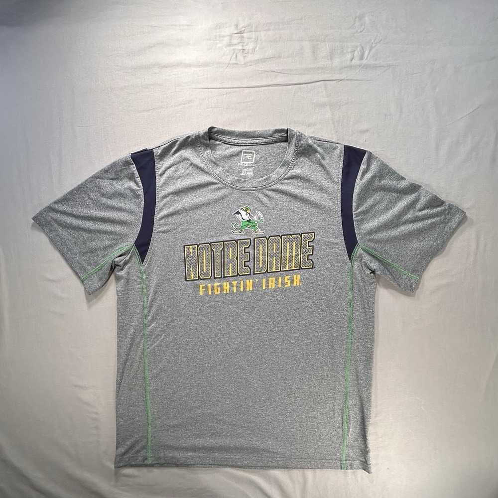 Knights Apparel Pro Edge Notre Dame Fighting Irish College Shirt Men's Large